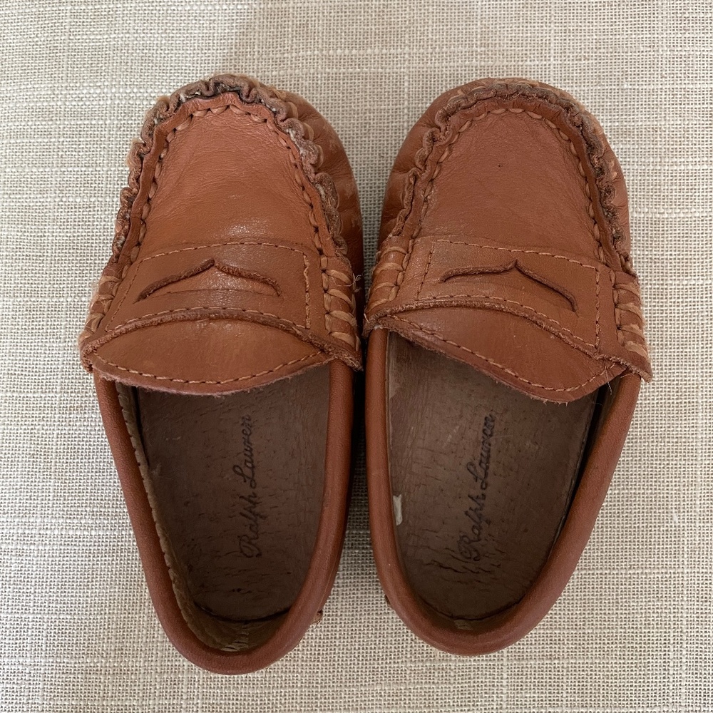 Ralph Lauren Infant Leather Driving Loafers